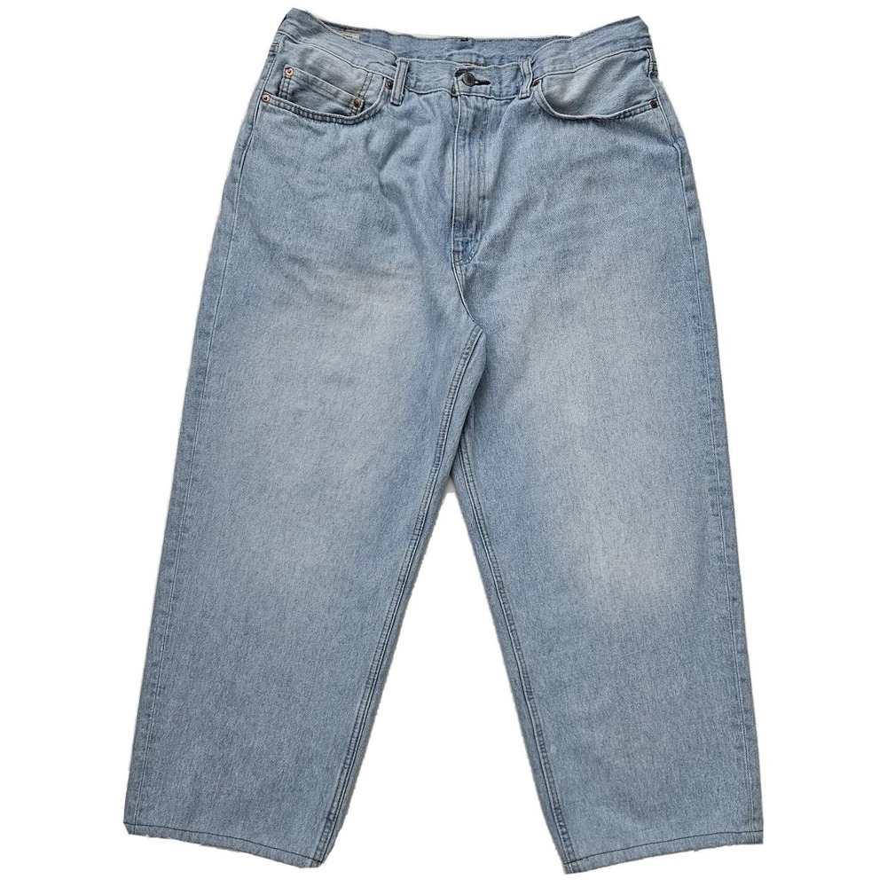 Levi's Premium Men's W36 L32 Light Wash Jeans Loose Fit Baggy Denim (Fits 36x27)